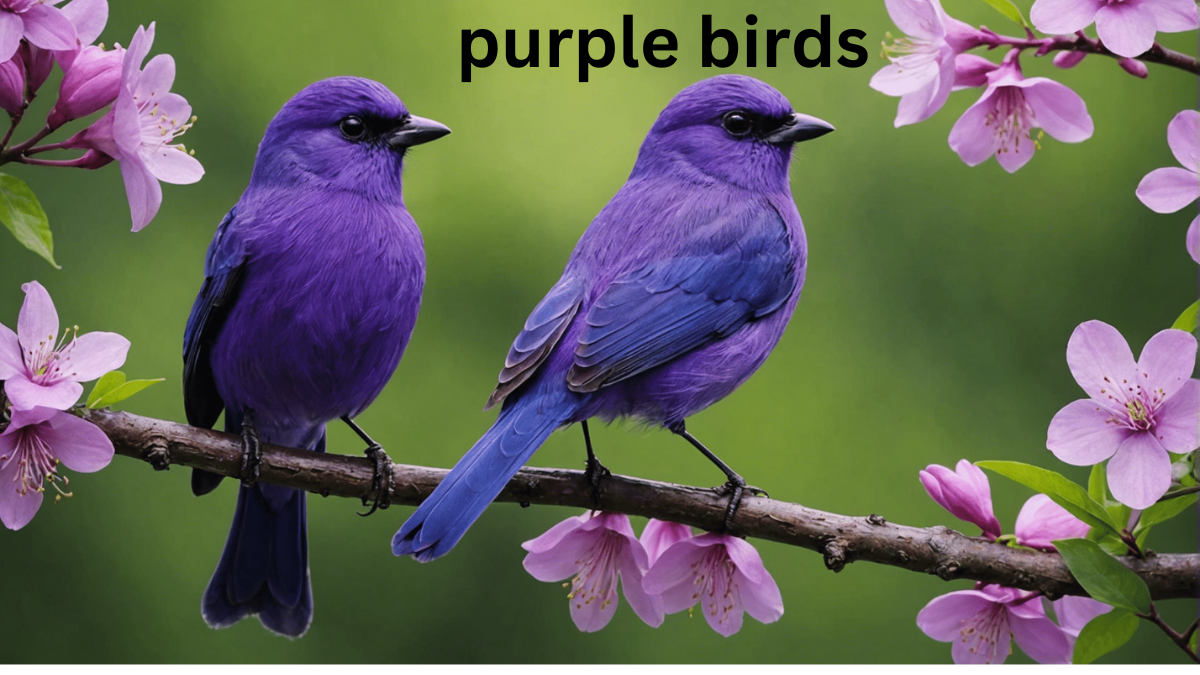 purple birds